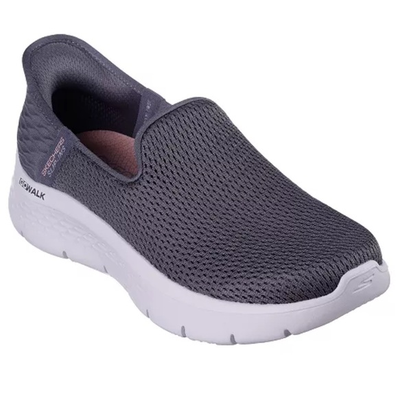Skechers Women's Charcoal Slip-On Go Walk Flex - Relish Walking Sneakers Size 10 - Picture 1 of 12